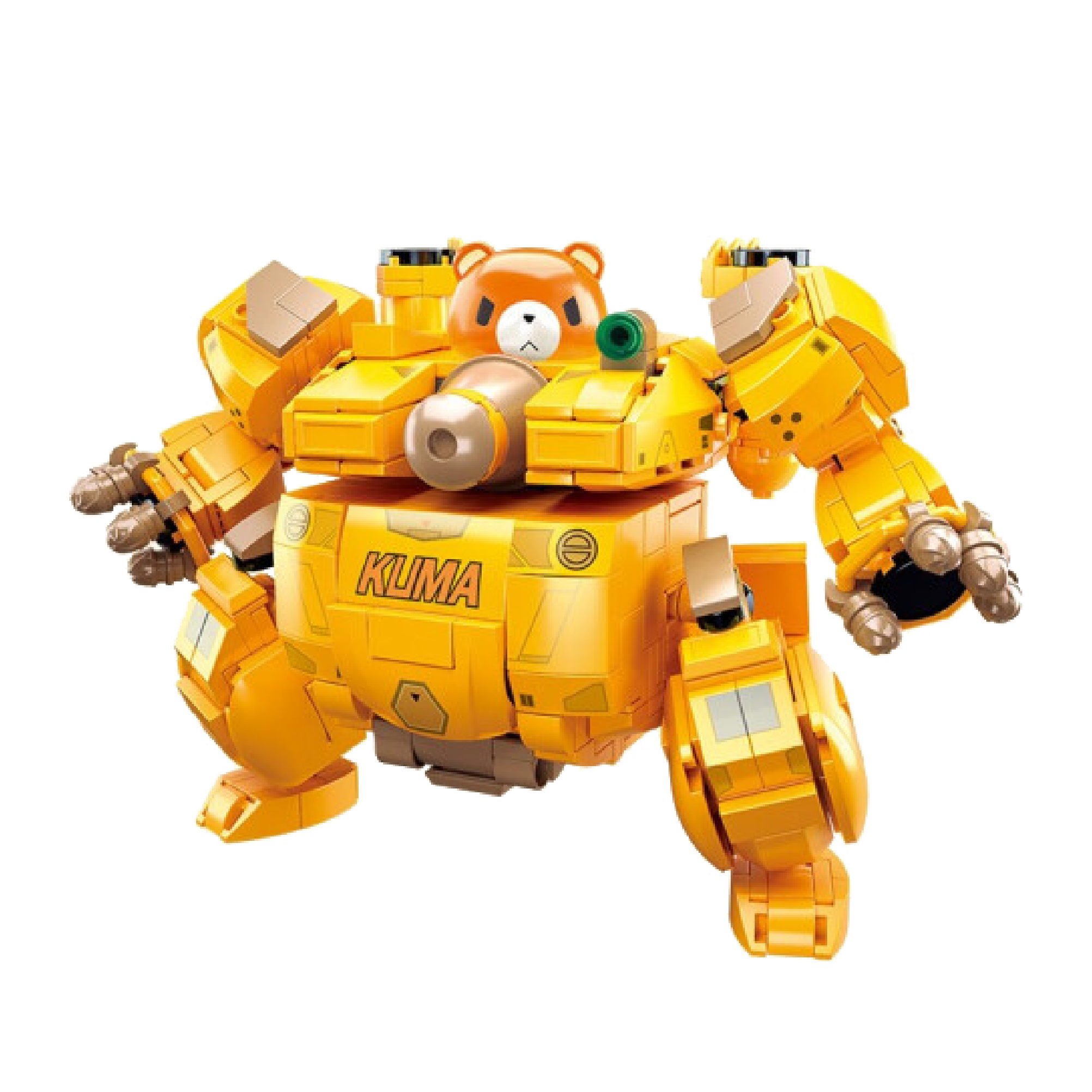 Super Mecha Champion figure,機動都市阿爾法積木 焦糖重砲